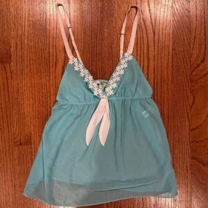 Flora Nikrooz Babydoll Nightie Teddie Lingerie Size Small